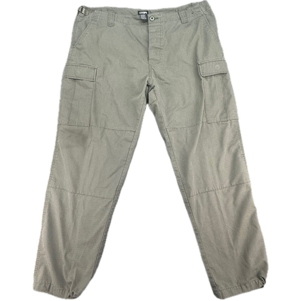 CQR Cargo Pants Mens XL Regular Green Tactical Ripstop Military‎ Utility UBP01